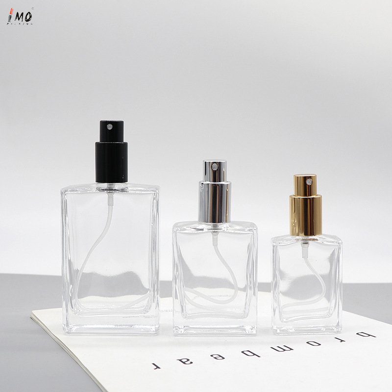 30ml 50ml 100ml Transparent Spray Empty Glass Bottle High Quality Perfume Bottle Container Cosmetic wholesale