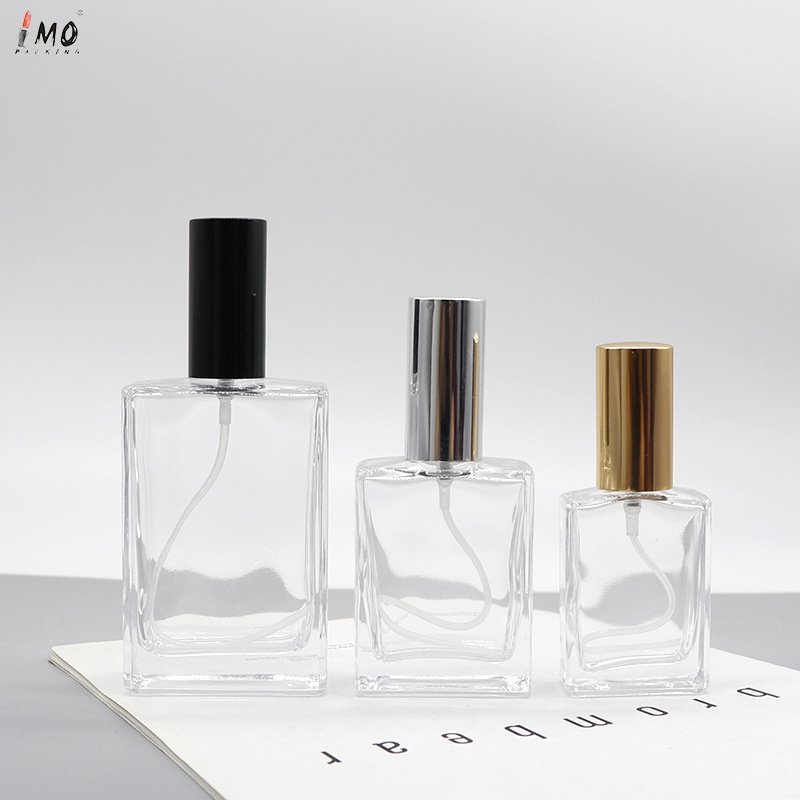 30ml 50ml 100ml Transparent Spray Empty Glass Bottle High Quality Perfume Bottle Container Cosmetic wholesale