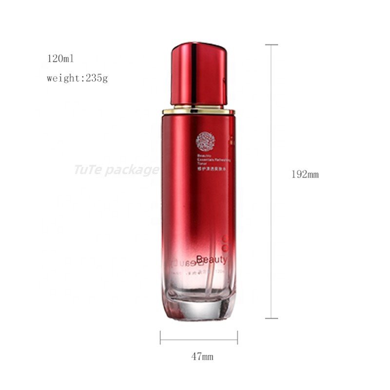 square luxury cosmetic glass bottle set premium cosmetic bottleset packaging skin care bottle face cream jars