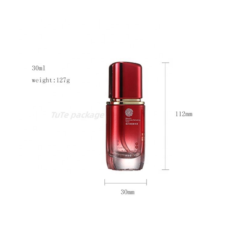 square luxury cosmetic glass bottle set premium cosmetic bottleset packaging skin care bottle face cream jars