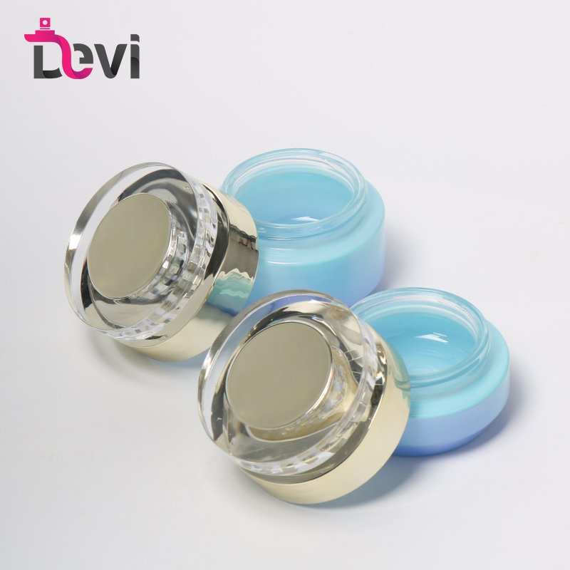 Wholesale Devi Luxury Skincare Packaging Cosmetic Pump Glass Bottle Cosmetic Cream Bottle