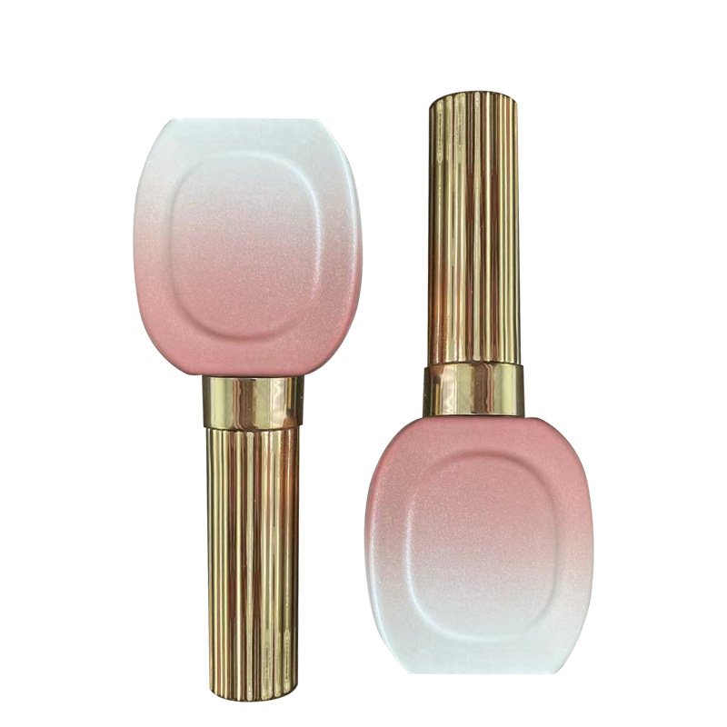 High Quality Unique Fancy Matte Gradient Pink 15ml Bottle Empty Nail Polish UV Gel Glass Bottle