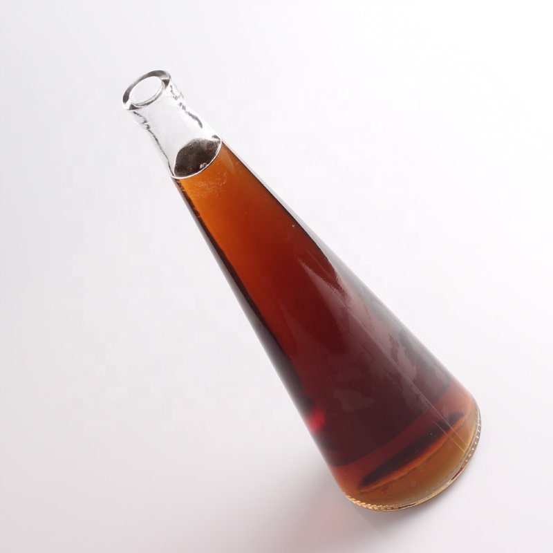 Wholesale China Cheap Price New Design Conical Bottle Thin Bottom Glass Bottle 75cl Erlenmeyer Flask