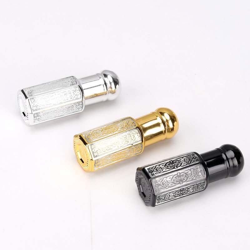 3ml 6ml 12ml Free shipping Cosmetic Packaging Body Hair Oil Bottles Roll On Perfume Glass Bottle In Dubai