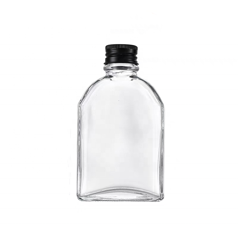 100ml 200ml 250ml 350ml 500ml Flint Flask Beverage Coffee Glass Bottle Wholesale Customized Glass Manufacturer Bottle