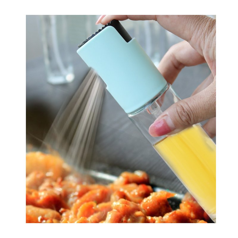 Olive Oil And Vinegar Cruet Small Wine Dispenser Glass Bottles With Stainless Steel Spout