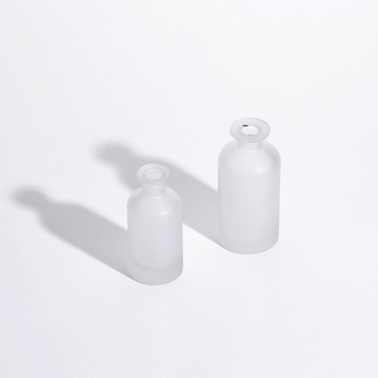 Frosted square reed diffuser glass bottle reed diffuser packaging boxes empty glass reed diffuser bottle