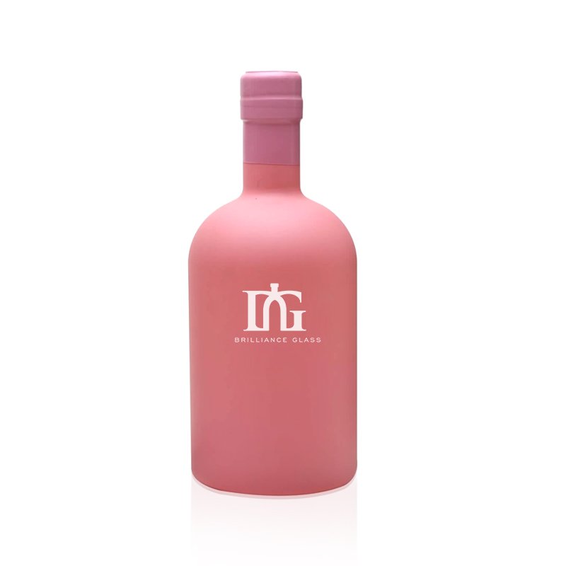 Wholesale 250ml 375ml 500ml Liquor Vodka Whiskey Wine Round Stackable Bottle Mini Cute Gin Glass Bottle