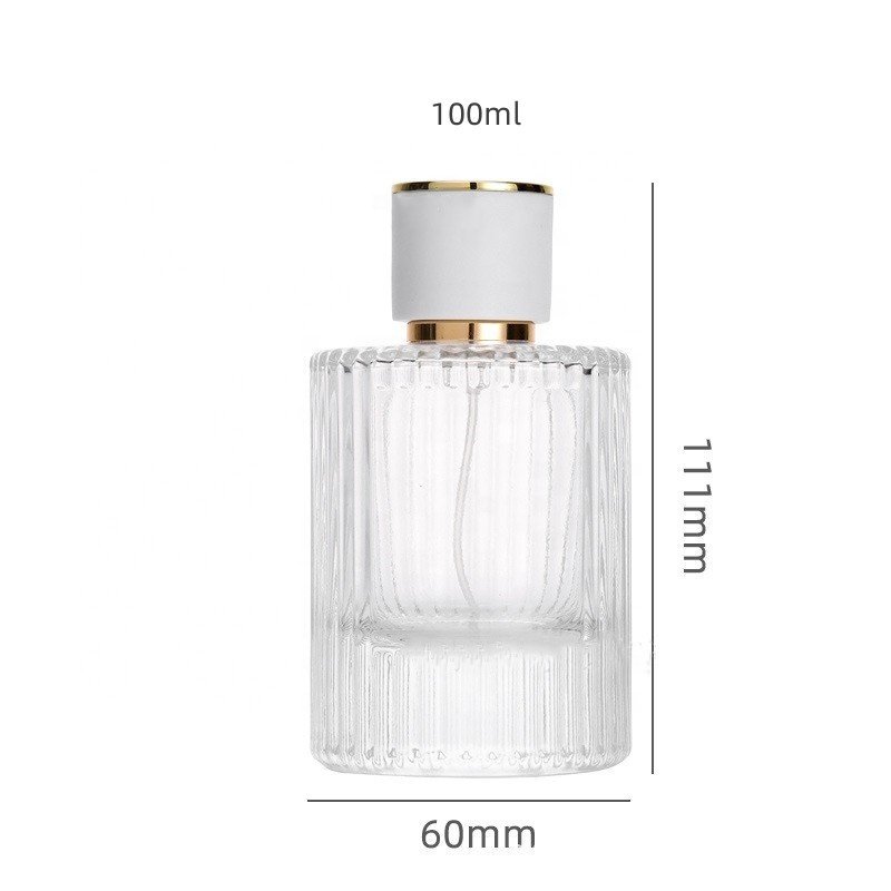 Manufacturer 30ml 100ml 50ml Perfume Bottles White Perfume Bottles ODM Empty Square Perfume Bottle