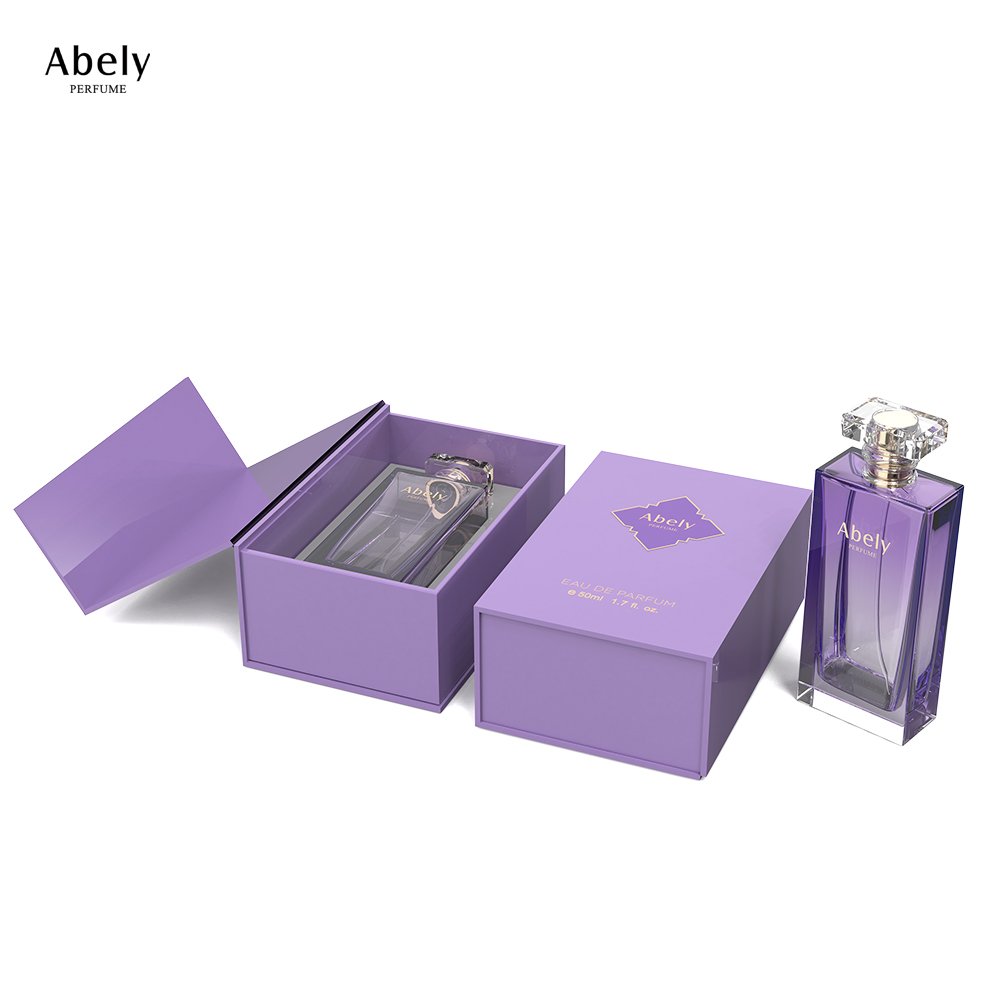 Abely Wholesale Women's New Designer Luxury Exotic Glass Acrylic Cap Perfume Bottle Factory