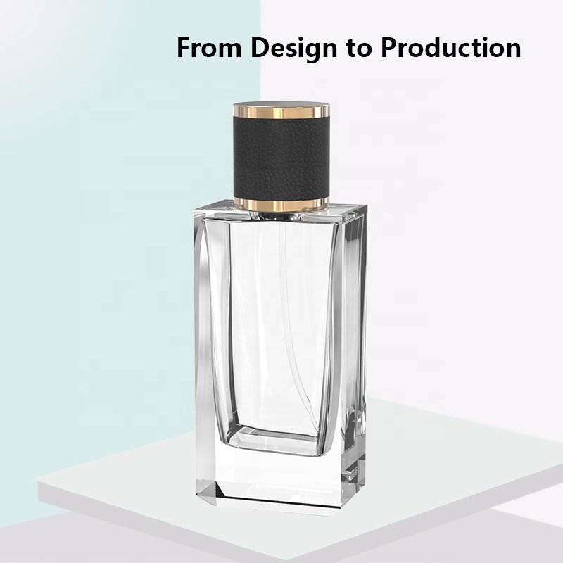 Abely Wholesale Women's New Designer Luxury Exotic Glass Acrylic Cap Perfume Bottle Factory