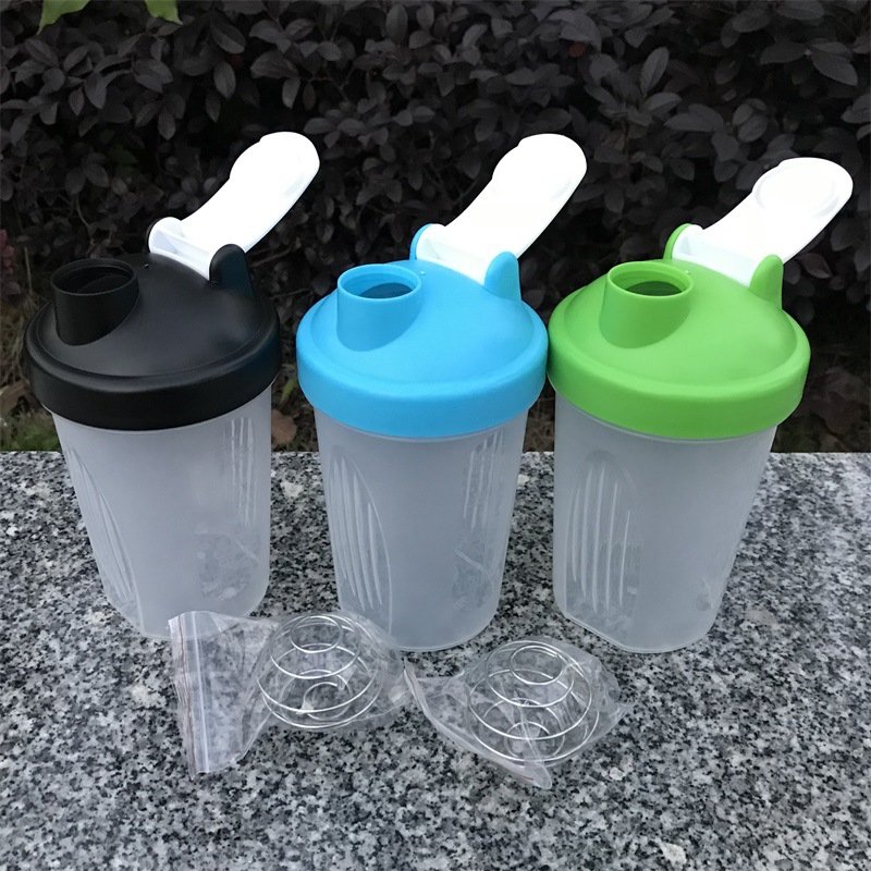 Hot Sale 400ml Protein Powder Plastic Shake Cup Custom LOGO Gift Cup Sports Bottle