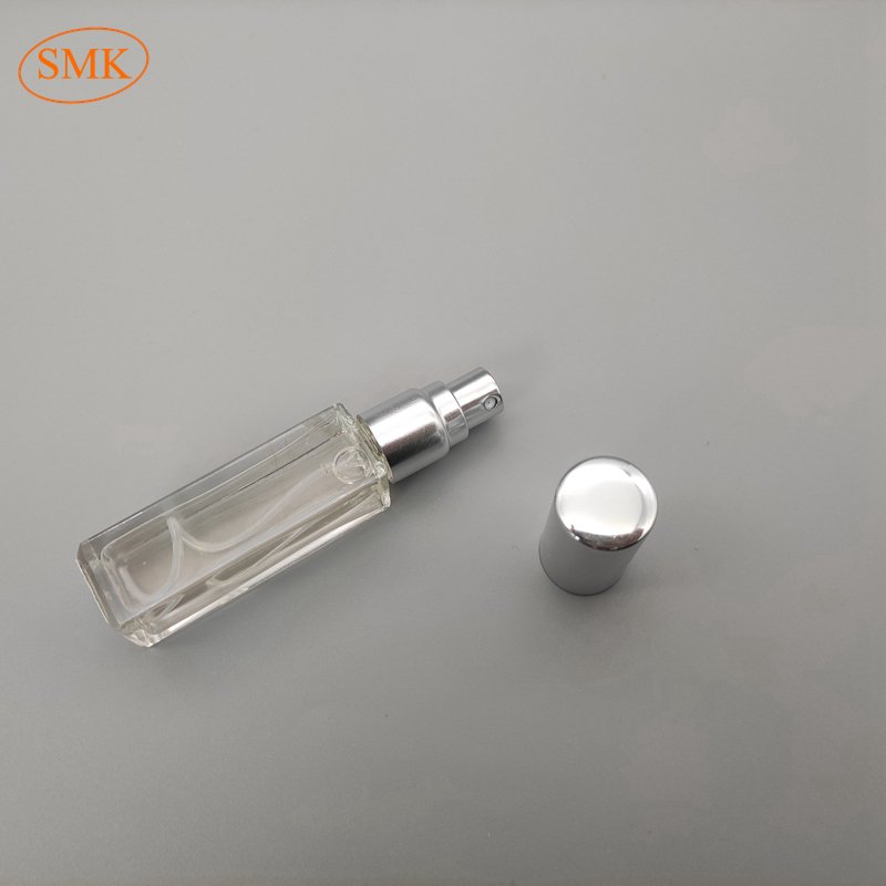 10ml Wholesale Square Shaped Perfume Spray Diffuser Glass Bottle For Cosmetic Packaging