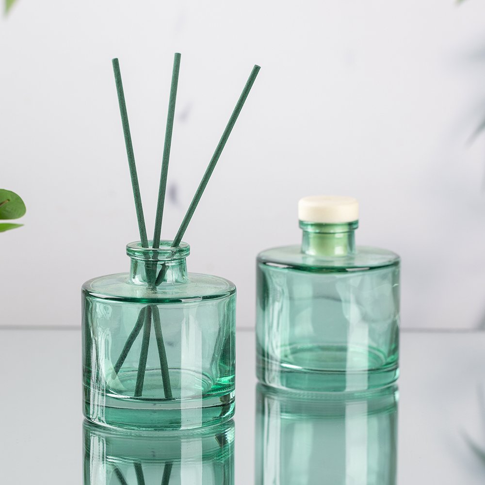 Unique home color wholesale aroma diffuser bottle luxury reed diffuser bottle with cap