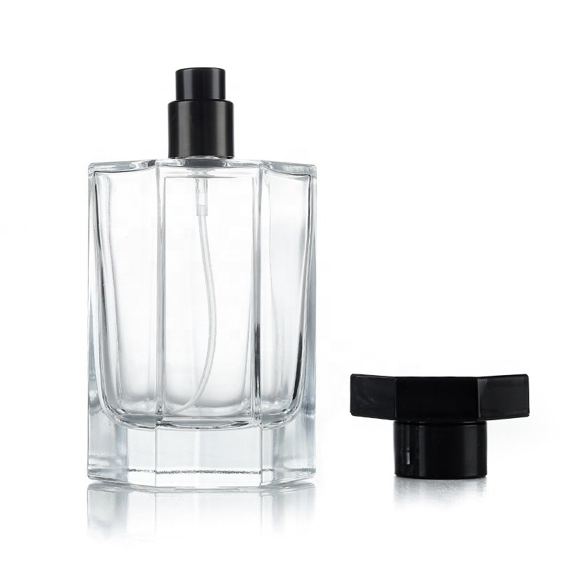 Oem Luxury Cylinder Refillable Spray Perfume Bottle 100ml Glass Bottle For Men And Women