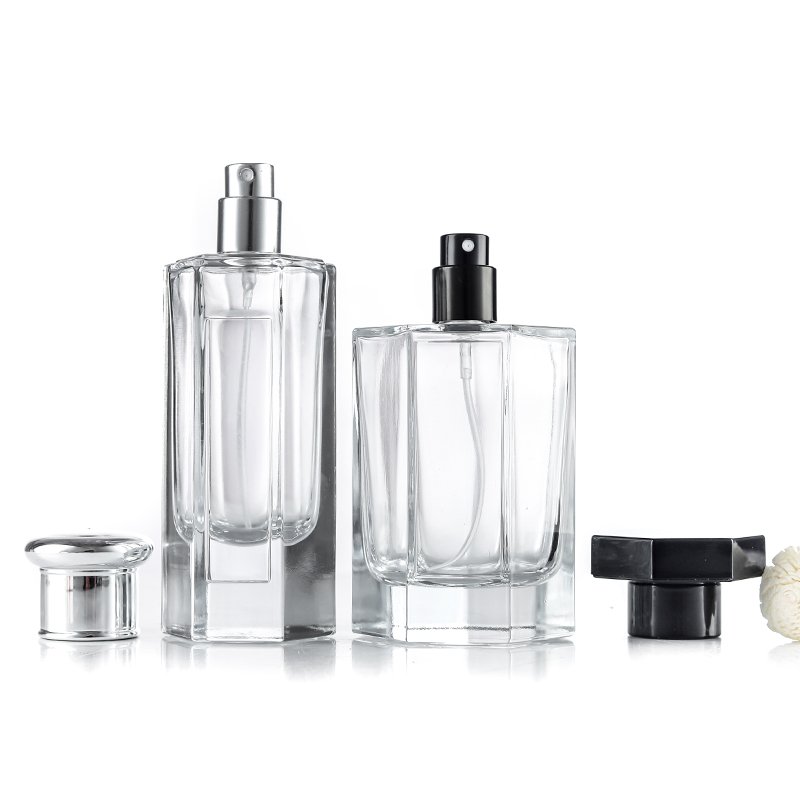 Oem Luxury Cylinder Refillable Spray Perfume Bottle 100ml Glass Bottle For Men And Women