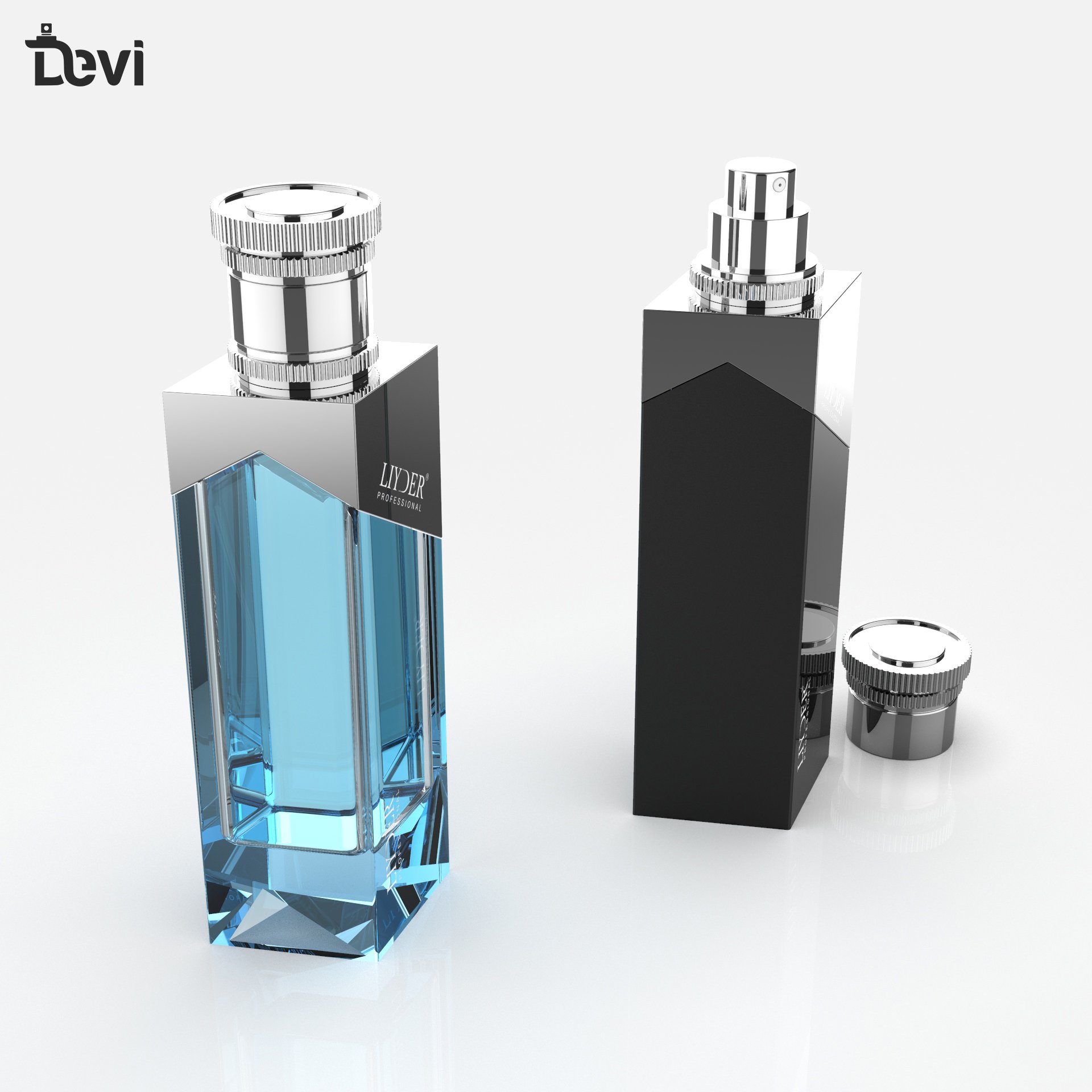 Devi Wholesales Custom luxury fancy perfume bottles 10ml 15ml 30ml 50ml 100ml empty perfume glass bottles for sale