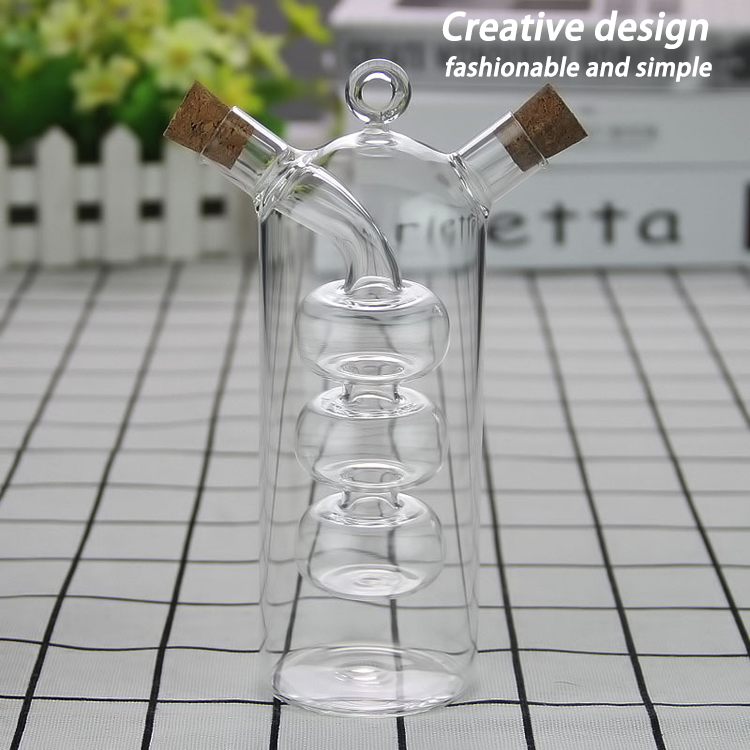 32oz Clear Glass Bottle With Cork Stopper Glass Container For Camping