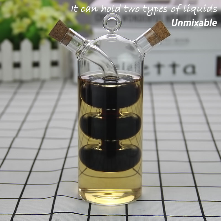 32oz Clear Glass Bottle With Cork Stopper Glass Container For Camping