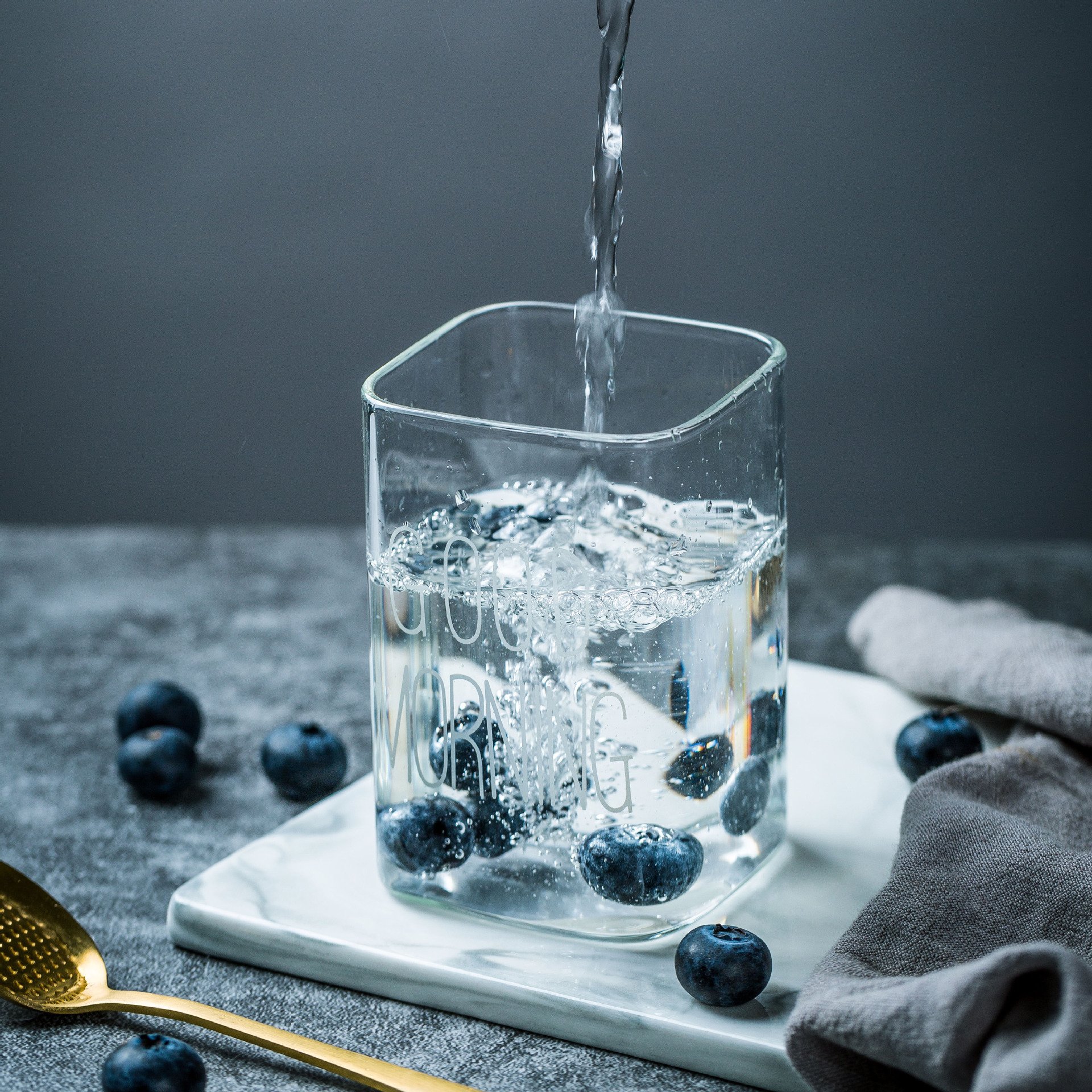 Square Glass Water Cup Clear Coffee Mug 240ml Juice Cups Milk Reusable Cup Custom Single-Layer Drinking Bottle