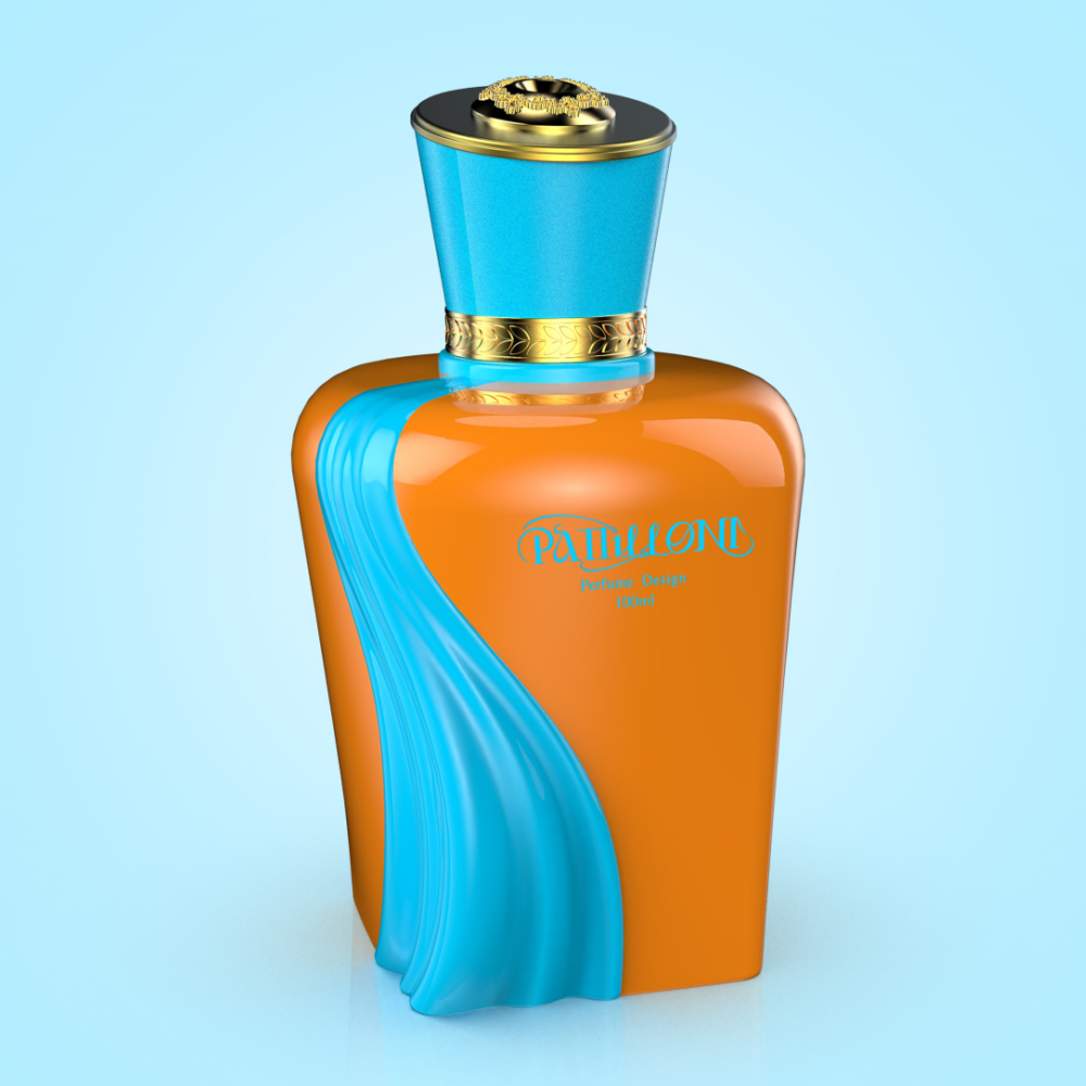 Glass Bottle Luxury Design Black Perfume Bottle With Box Packaging 50ml 100ml Perfume Bottle