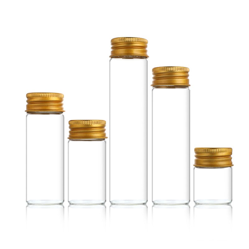 2024 hot selling screw neck Dia 30mm tubular glass vials 12ml 15ml 20ml 25ml 30ml 40ml 50ml 60ml 80ml 100ml 110ml tube vials