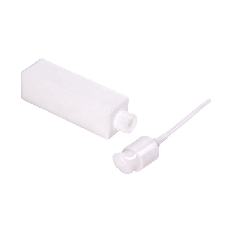 square opal glass bottles 30 ml 50 ml empty cosmetic serum bottle 100 ml 120 ml and 50 gram opaque white glass cream jar