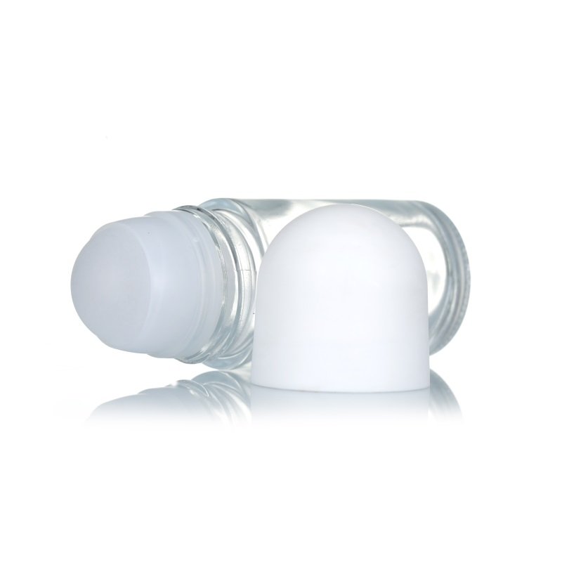 Cosmetic glass 50ml roll on glass bottle Skin Care Serum deodorant Essential Oil Perfume Glass Roll On Bottles