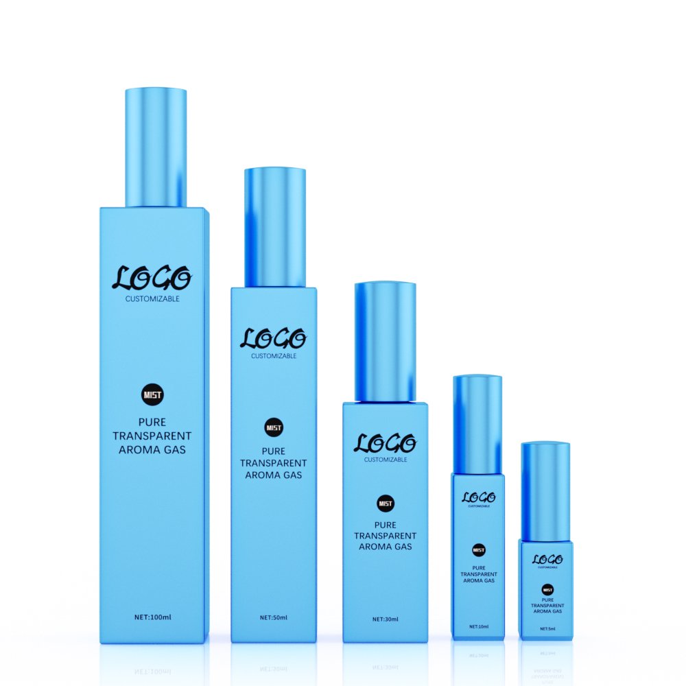 Fancy 5ml 10ml 20ml 30ml 50ml 100ml clear transparent perfume square glass bottle luxury with spray cap for packing
