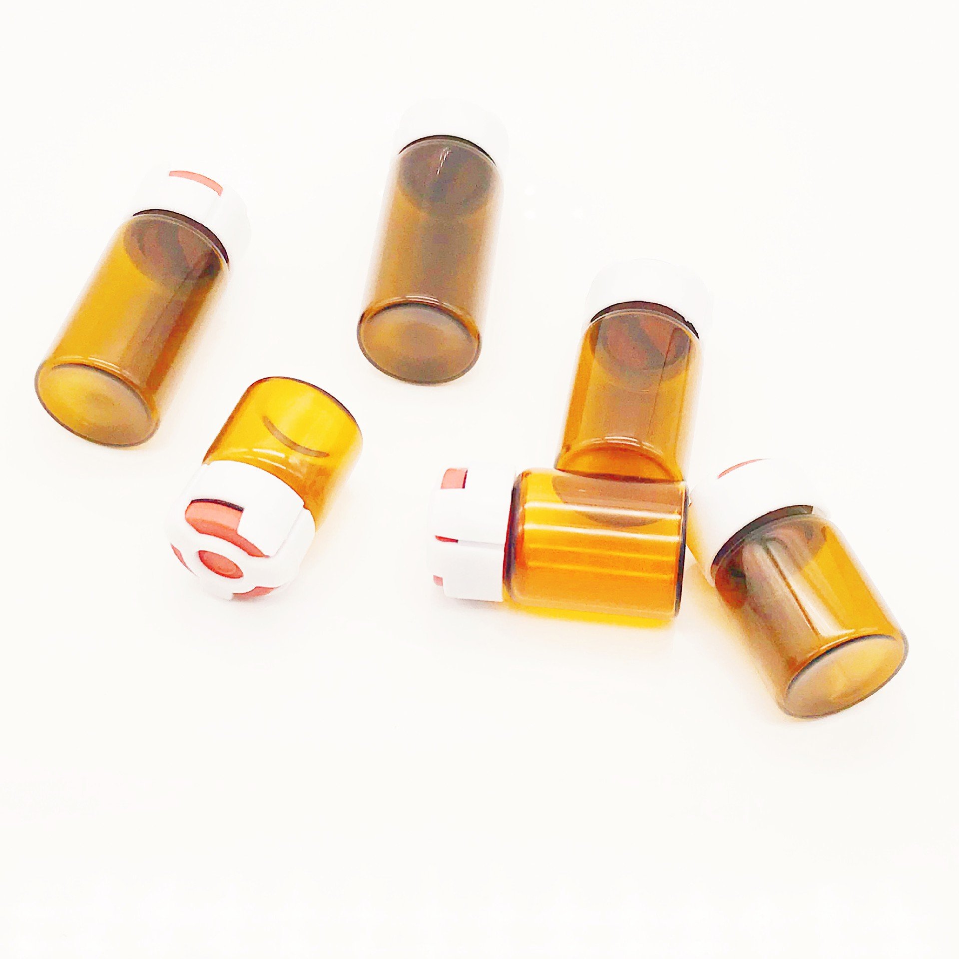 vial bottle accessories glass vial bottle with cork square vial spray bottle amber 10ml amber brown