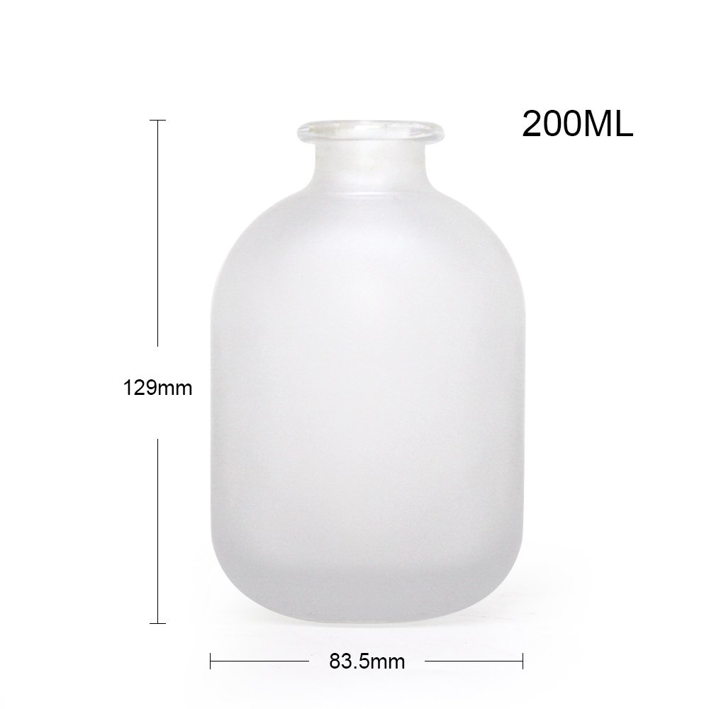 Manufacturers Direct Fruit Juice Transparent Glass Bottles Drinking Bottles Frosted Wine Bottles 250ml 500ml