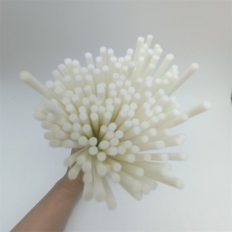 Wholesale Aromatherapy Volatile Stick Household Product Straight White Aroma Fiber Stick Black Diffuser Stick For Glass Bottle