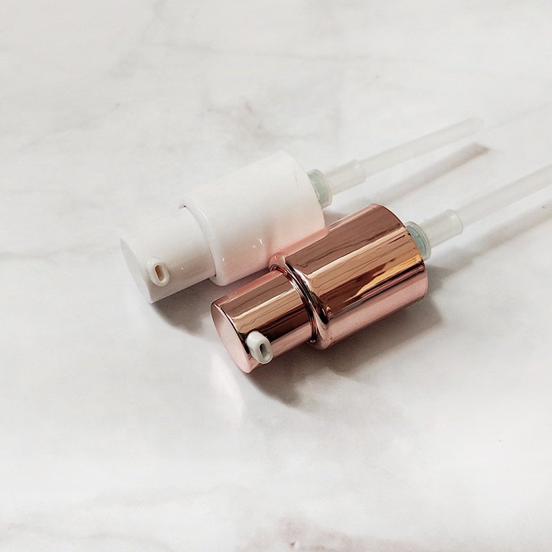 Pump Spray Perfumes Bottle Rose Gold cap glass bottles 30ml 50ml 100ml CosmeticScreen Printing Flat Square skincare bottle