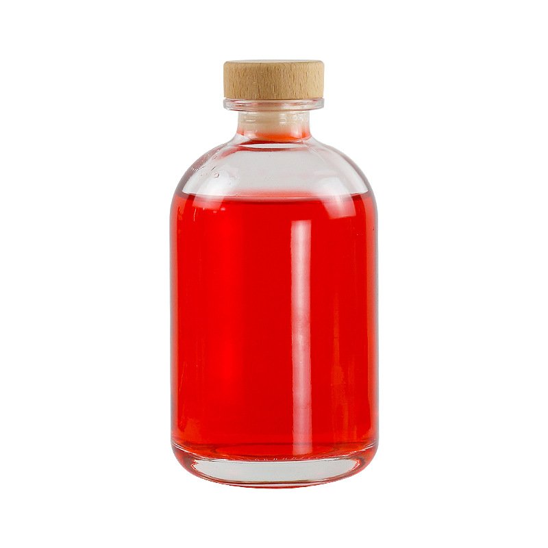 50ml100ml200ml250ml500ml700ml Clear spirit Wine liquor Bottle Cold Brew Juice vodka whisky 750ml Glass Bottle With Aluminium Cap