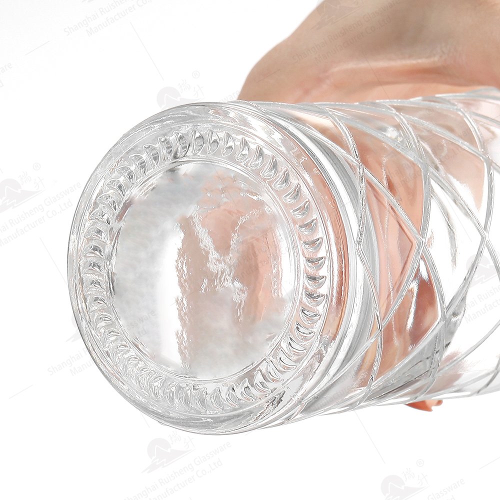 Customized 700ml Liquor bottle Premium Tall Round Fancy Wine bottle Tequila Whisky Vodka Juice Gin Rum Liqueur glass bottles