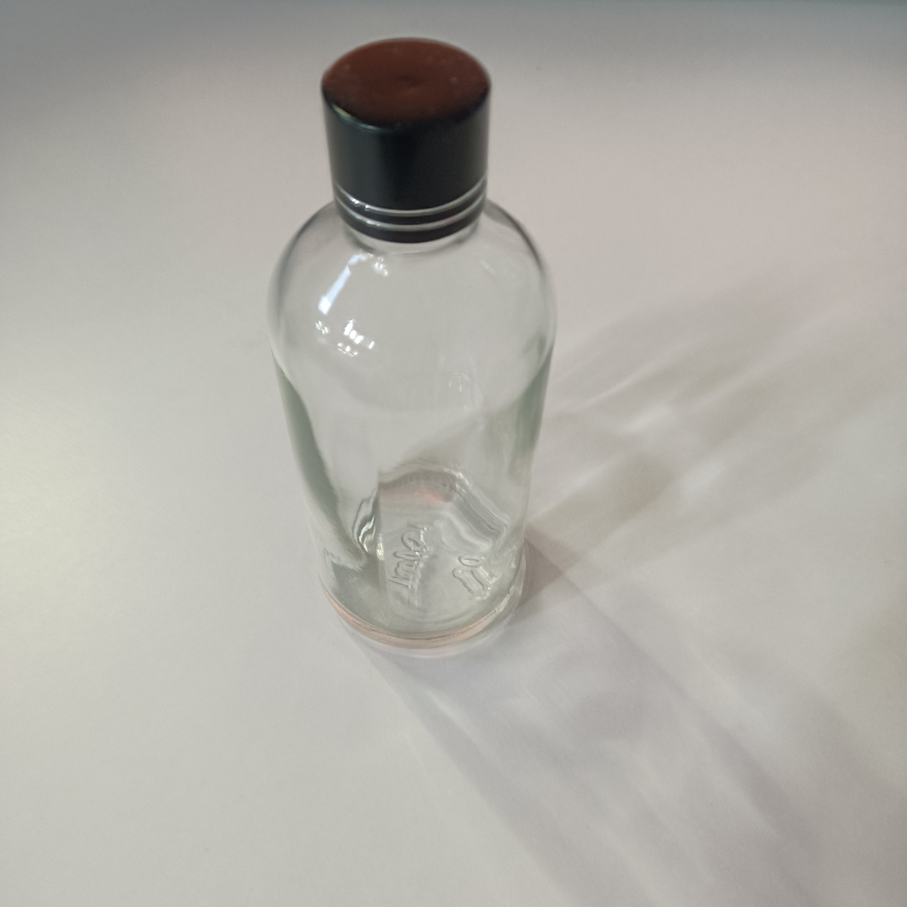 Hot-sale Clear 330ml 500ml Cylindrical Empty Beverage Drink Milk Fruit Juice Glass Bottles With Proof Lock