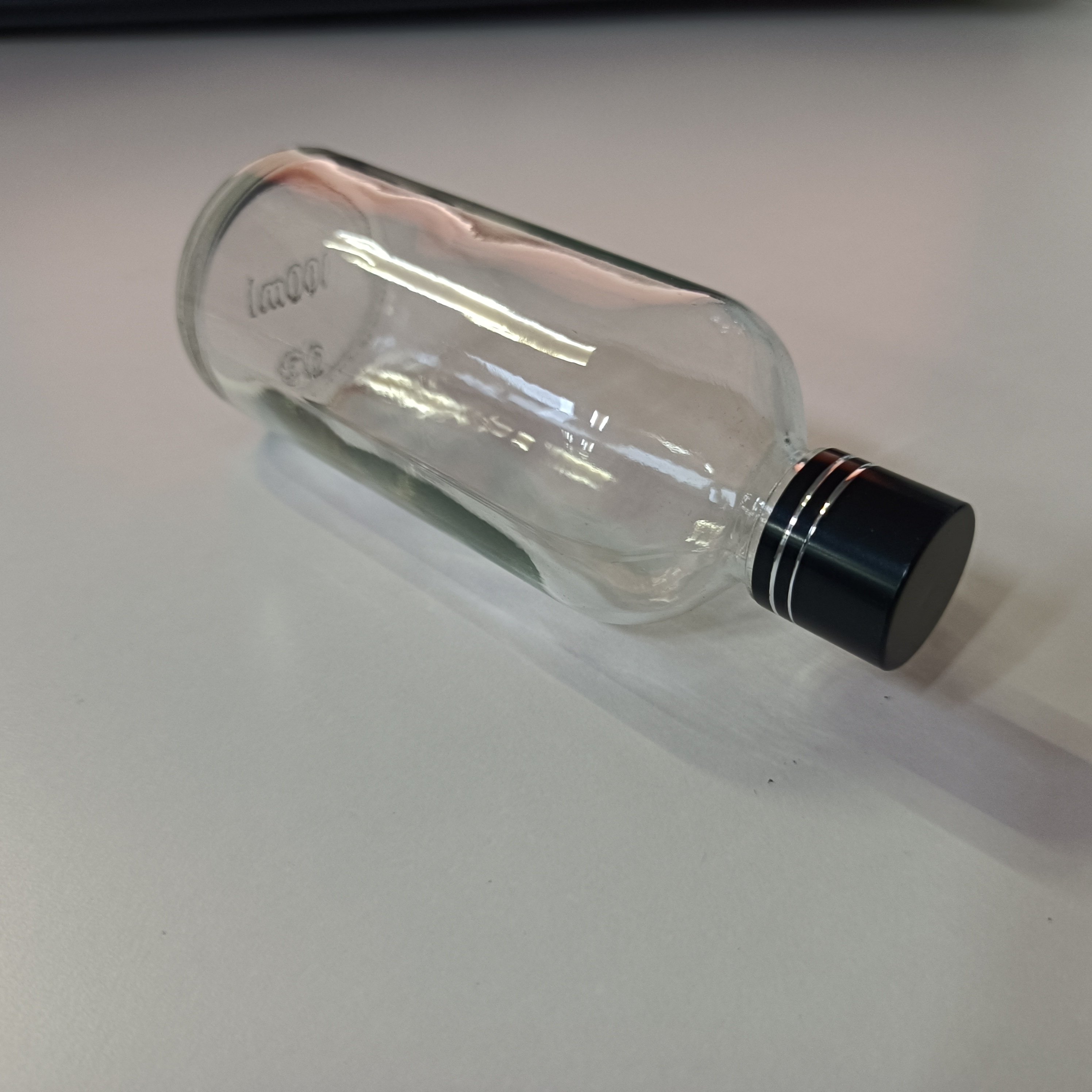 Hot-sale Clear 330ml 500ml Cylindrical Empty Beverage Drink Milk Fruit Juice Glass Bottles With Proof Lock