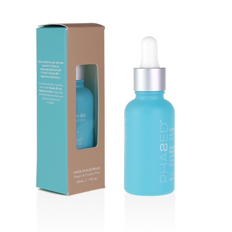 15ml 20ml 30ml 50ml cosmetic tincture essential oil face serum pink glass bottles colored glass dropper bottles with craft box