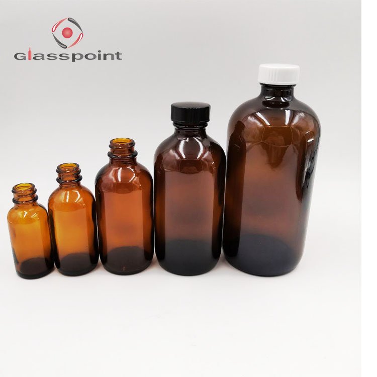 2oz personal care oil glass bottle