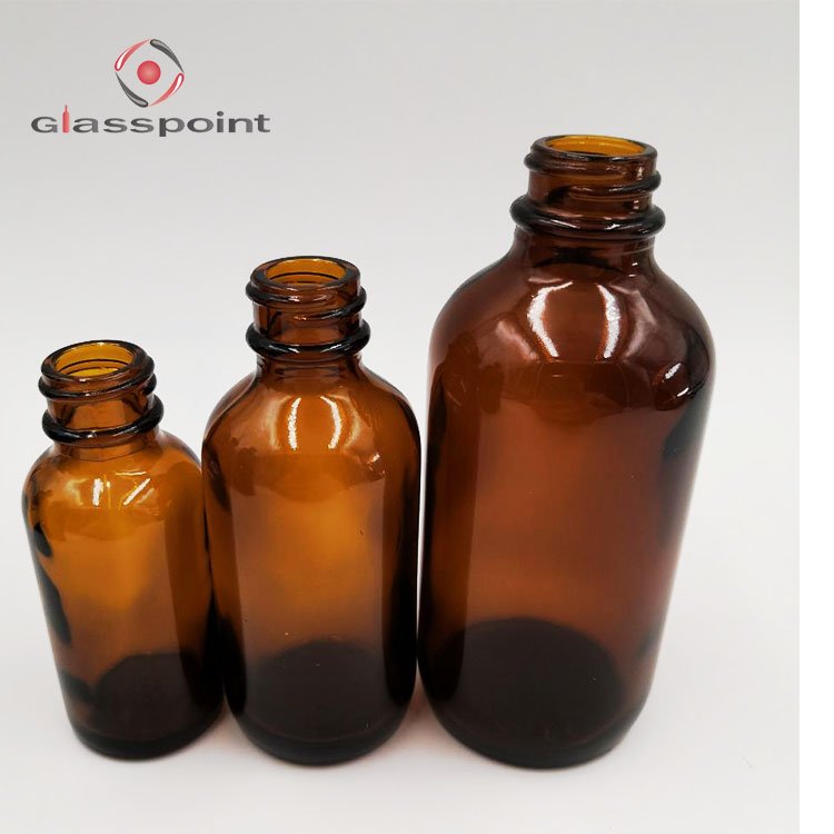 2oz personal care oil glass bottle