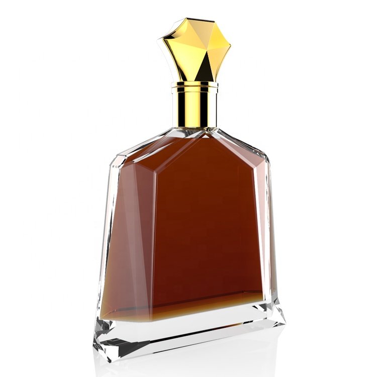 Glass Bottle Manufacture for tequila rum gin liquor whisky bottle 750ml glass vodka bottle