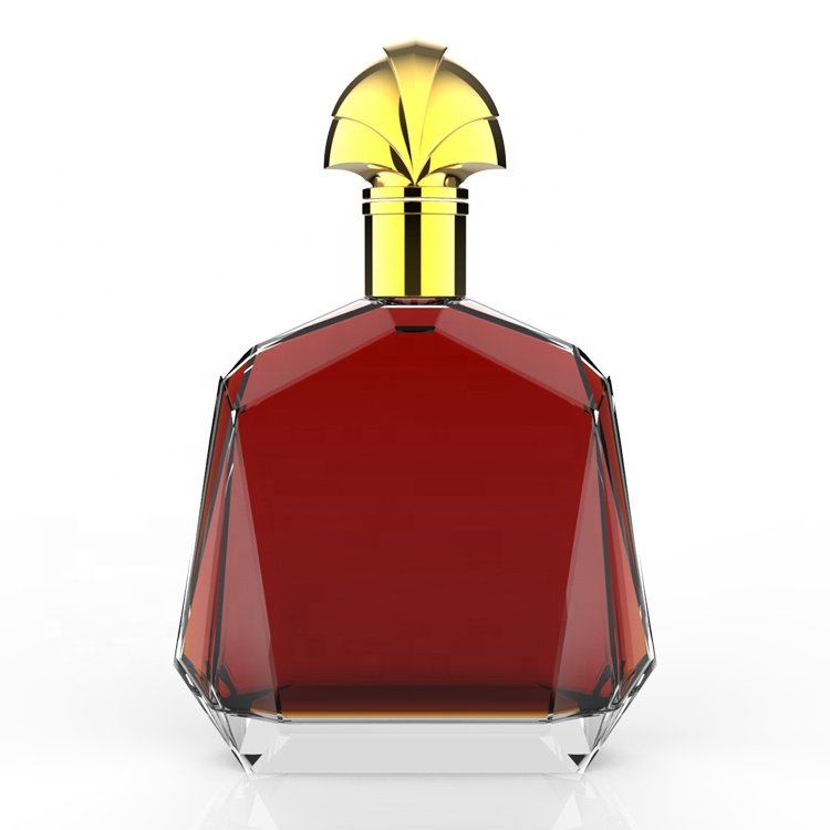 Glass Bottle Manufacture for tequila rum gin liquor whisky bottle 750ml glass vodka bottle