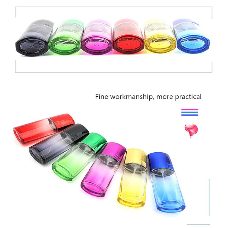 Luxury empty glass Perfume Bottle 40ml color can be customized color perfume sprayer