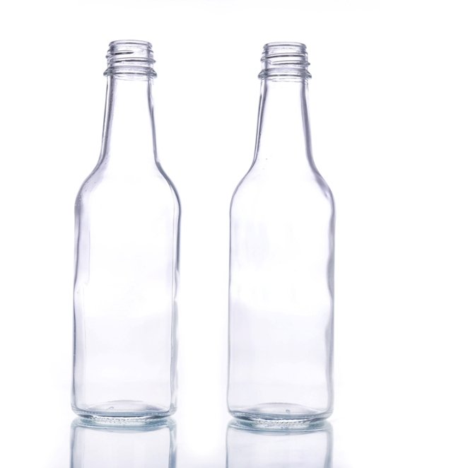 In Bulk Plastic Lid 270ml 300ml 330ml Seasoning Cruet Bearnaise Mushroom Tamari Sauce Ketchup Glass Woozy Bottles for Kitchen