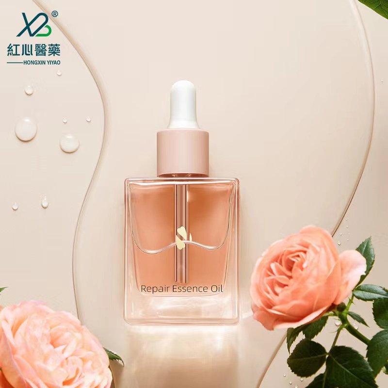 New dark brown frosted thickened glass bottle dropper bottle essence travel light proof separate spray press pure dew bottle