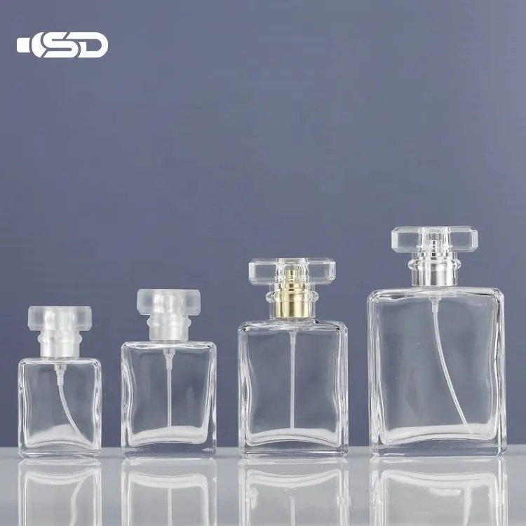 Matte Black Square Bottle 50ml 100ml 20ml 30ml Cologne Bottles And Packaging Glass 30ml Perfume Bottle With Packaging