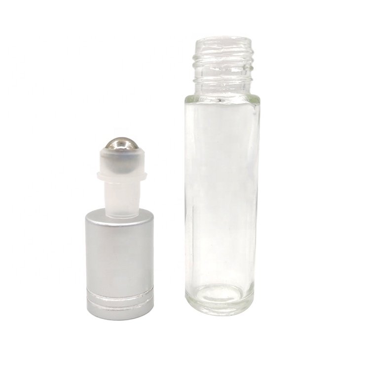 Leak proof Amber Blue Clear 10ml essential oil roller bottle glass perfume bottle