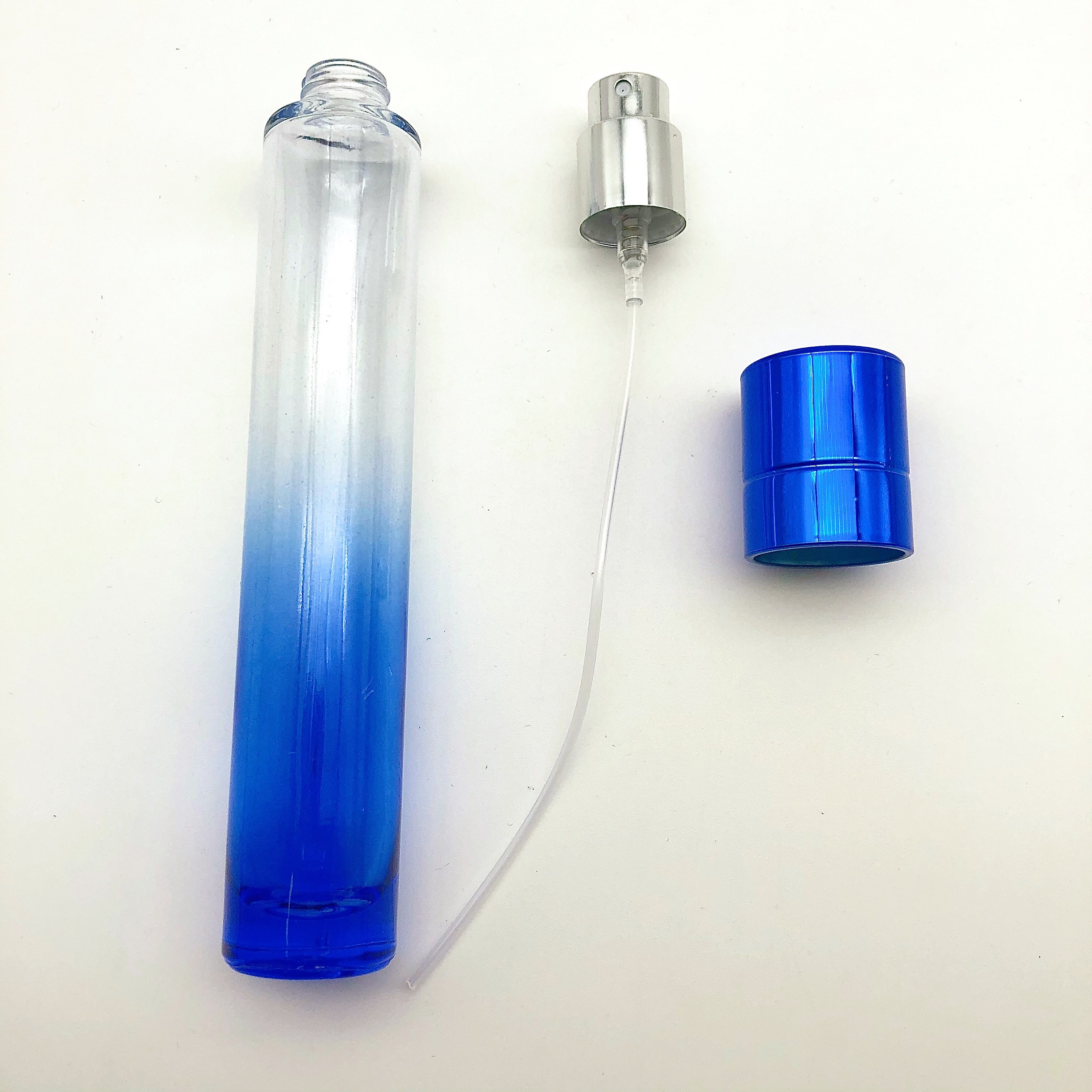 Colombia hot selling 30ml spray color straight round spray bottle color glass bottle empty perfume bottles wholesale