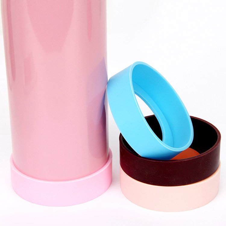 Silicone cup bottom cover non-slip silicone sleeve for glass bottle thermos flask