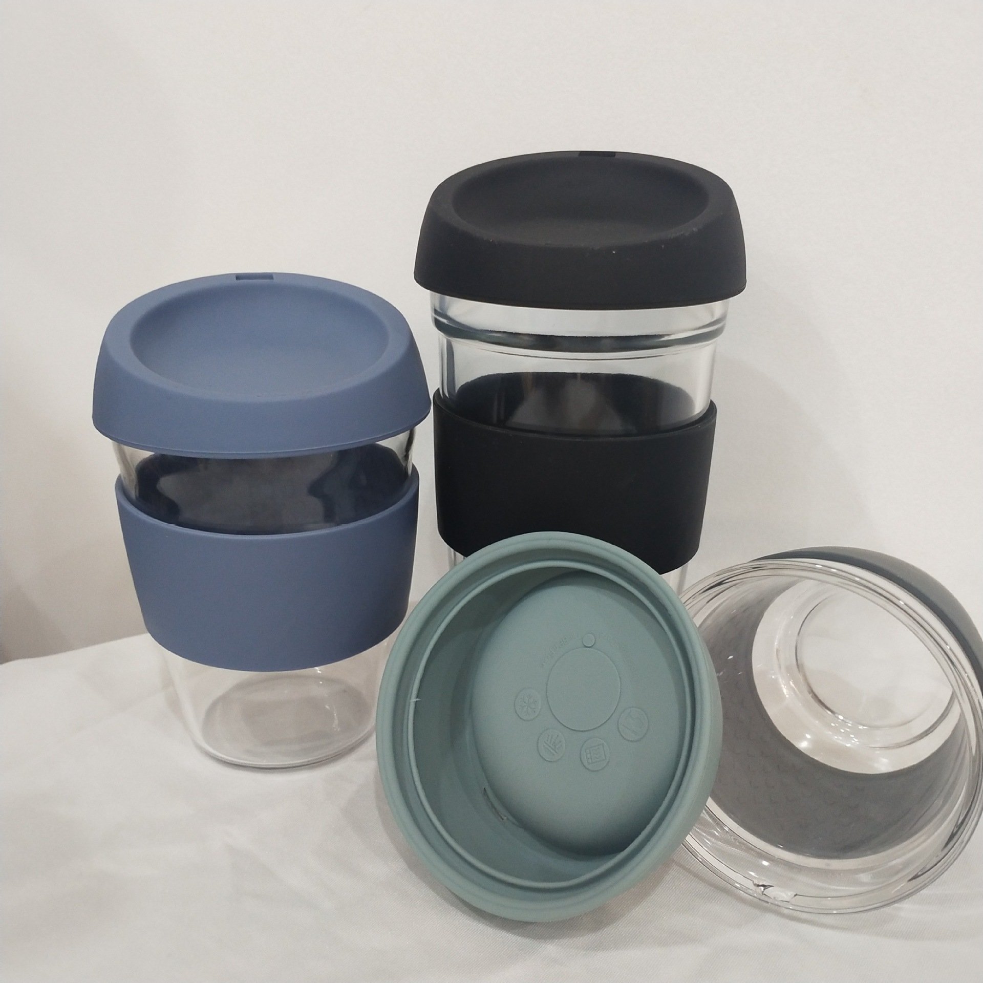 20oz Glass Water Tumble With Straw And Lid Bamboo Lids Water Bottle For Whiskey Cocktail Beer Iced Coffee Cups For Cute Gifts